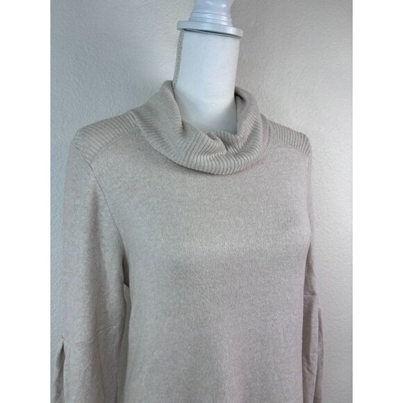 Saturday Sunday Cream women's small Racheal cowl neck pullover top anthropologie - Picture 4 of 9